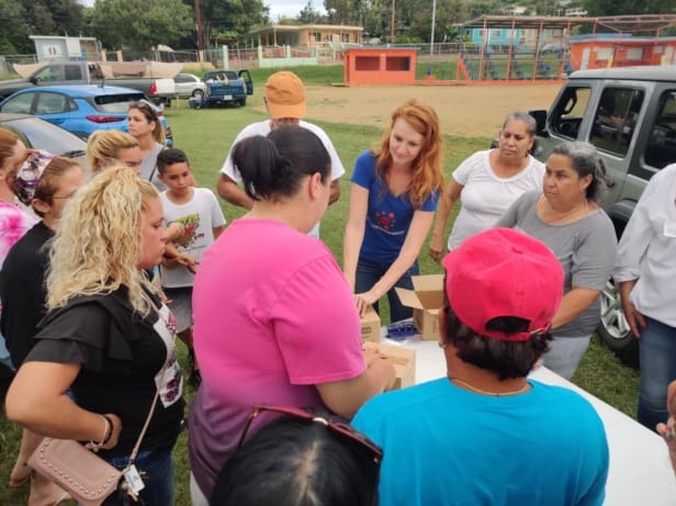La Federación Hispana de Puerto Rico sobre el terreno para contribuir a los esfuerzos comunitarios